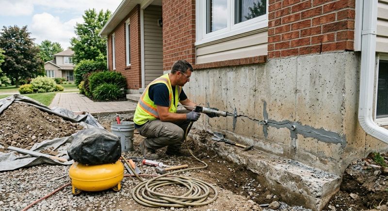 Basement Foundation Repair in Westport, MA