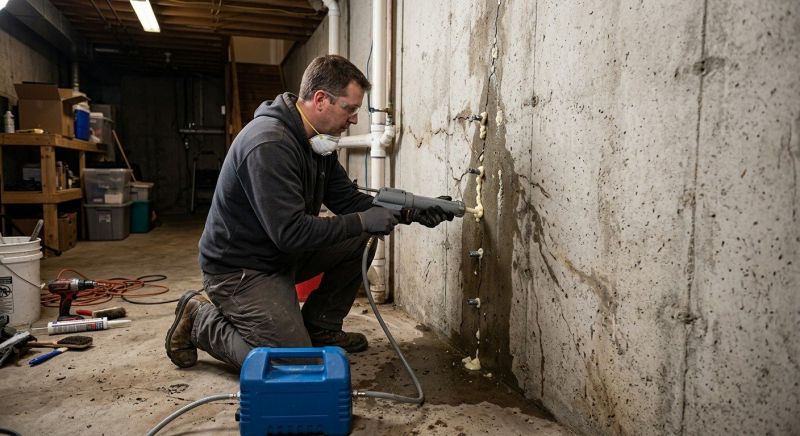 Basement Foundation Repair in Westport, MA