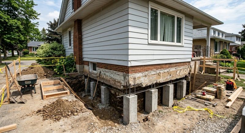 Basement Underpinning in Newport, RI