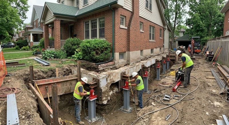 Basement Underpinning in Newport, RI