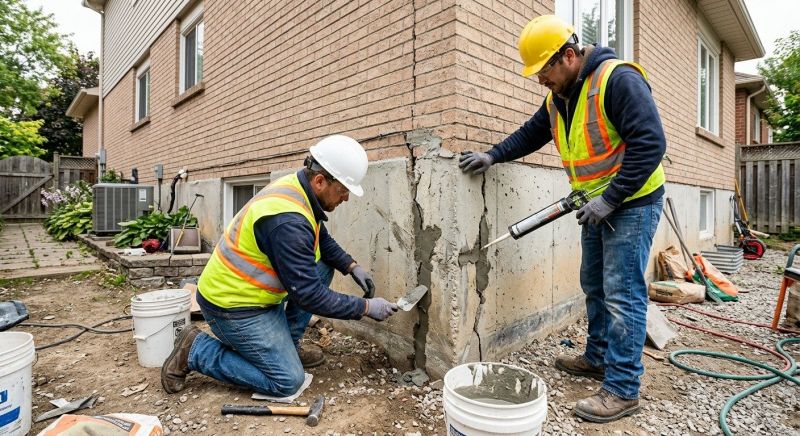 Building Foundation Repair in Exeter, RI