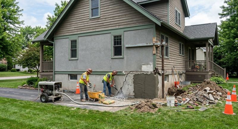 Building Foundation Repair in Tiverton, RI