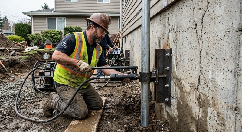 Concrete Foundation Leveling in Warren, RI