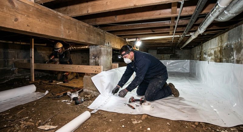 Crawl Space Leveling in Newport, RI