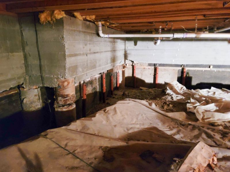 Crawlspace Foundation Repair in Exeter, RI