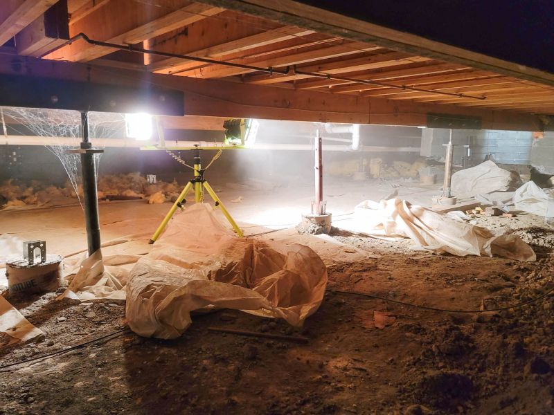 Crawlspace Foundation Repair in Tiverton, RI