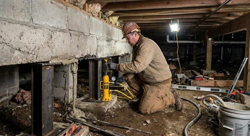 Crawlspace Foundation Repair in Tiverton, RI