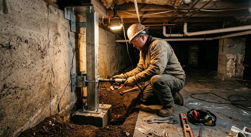 Crawlspace Foundation Repair in West Kingston, RI