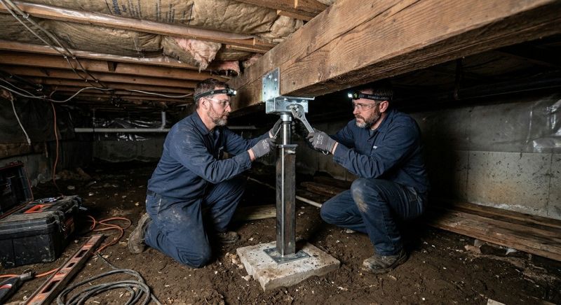 Crawlspace Foundation Repair in West Kingston, RI