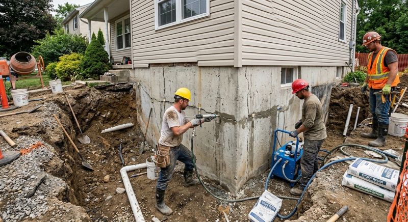 Foundation Damage Repair in West Kingston, RI