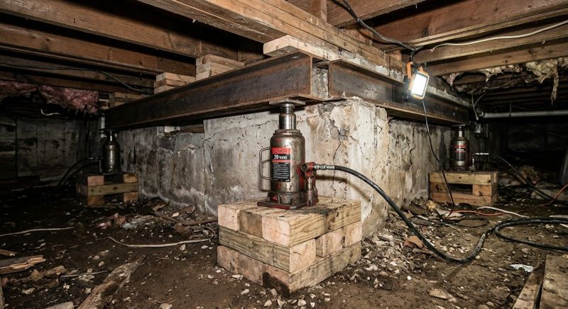 Foundation Jacking in Bradford, RI