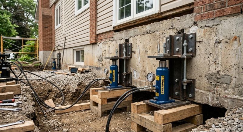 Foundation Jacking in Cranston, RI