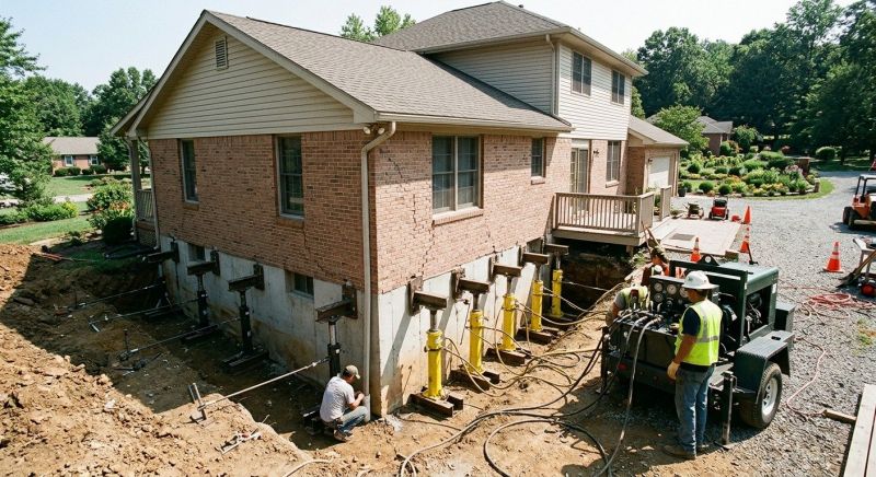 Foundation Jacking in Little Compton, RI