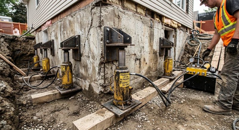 Foundation Jacking in Narragansett, RI