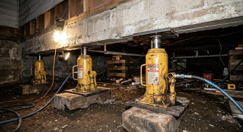 Foundation Jacking in Wakefield, RI