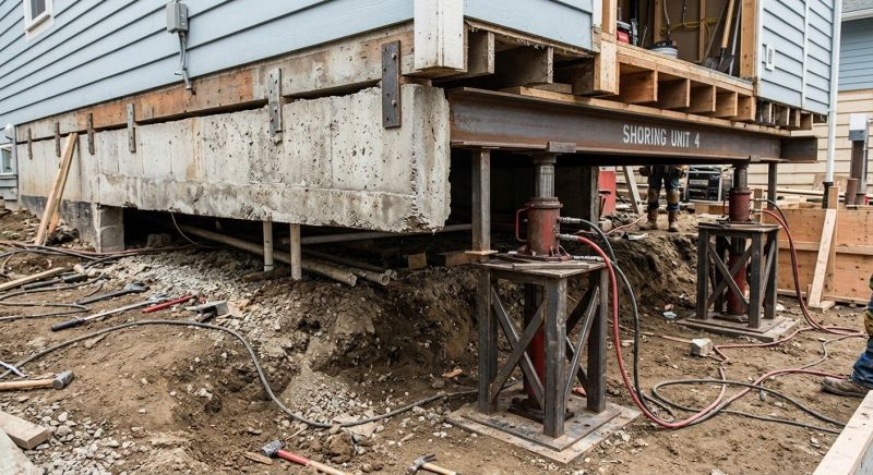 Foundation Jacking in Warwick, RI