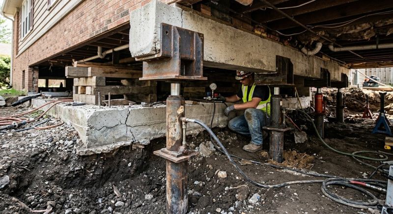 Foundation Lifting in Bristol, RI