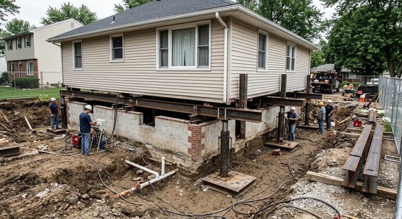 Foundation Lifting in Hope Valley, RI