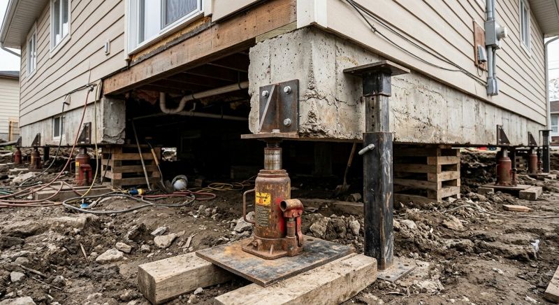Foundation Lifting in Jamestown, RI