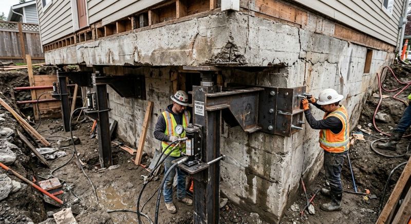 Foundation Lifting in Wakefield, RI