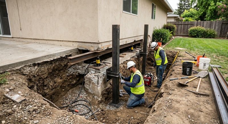 Foundation Pier Repair in Newport, RI