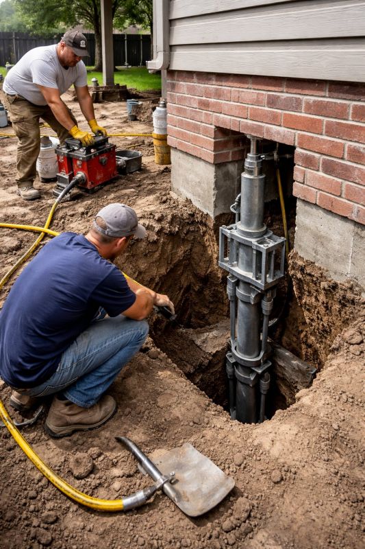 Foundation Pier Repair in Newport, RI