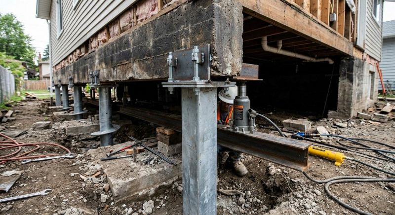 Foundation Raising in Jamestown, RI