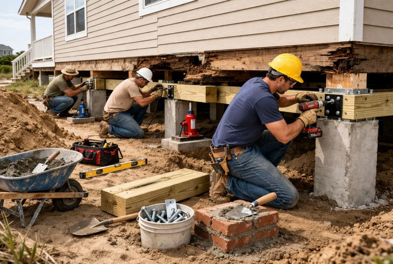 Foundation Raising in Jamestown, RI
