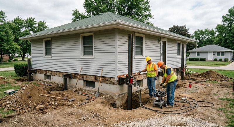 Foundation Raising in West Kingston, RI