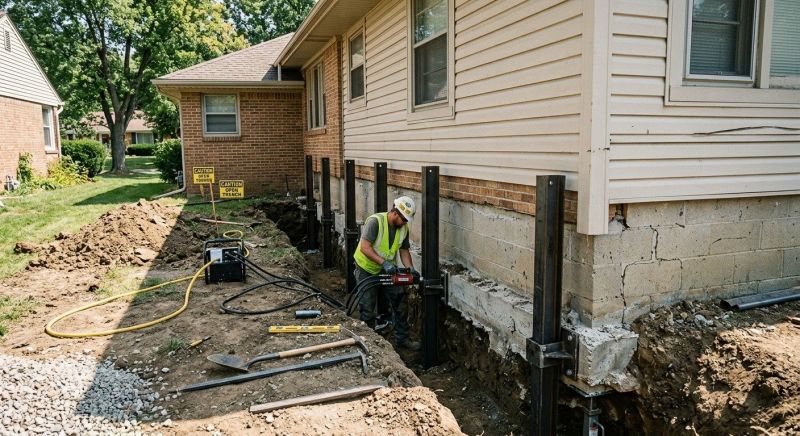 Foundation Renovation in Newport, RI