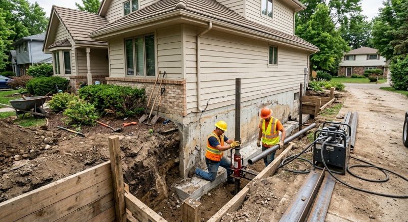 Foundation Repair in Hope Valley, RI
