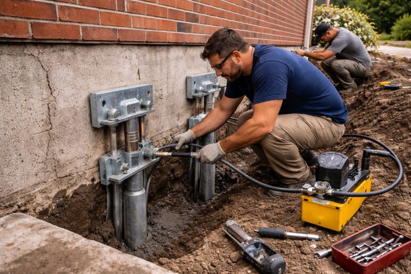 Foundation Repair in Hope Valley, RI