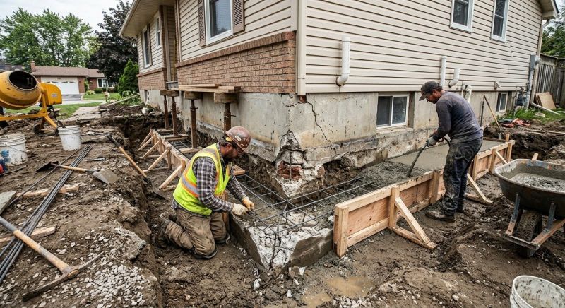 Foundation Repair in Westport, MA