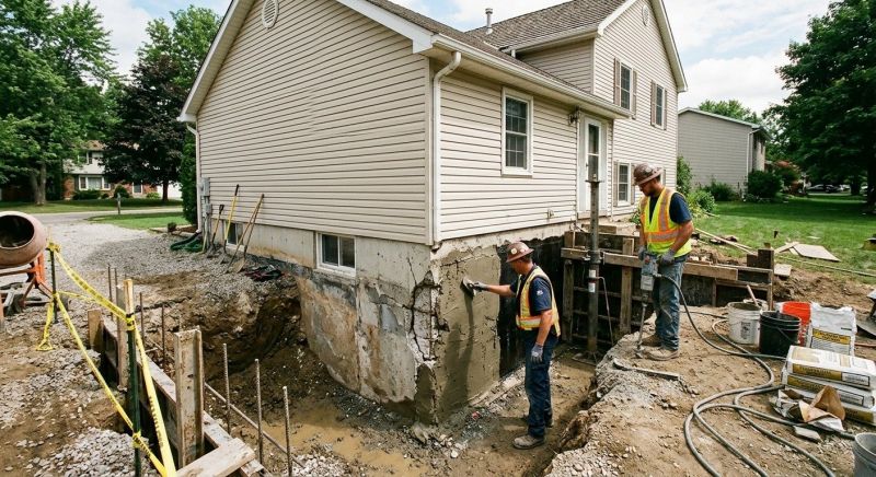 Foundation Restoration in Newport, RI