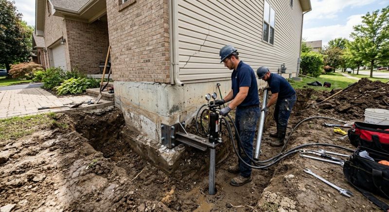 Foundation Settlement Repair in Newport, RI