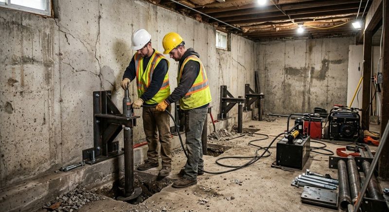 Foundation Stabilizing in Bradford, RI