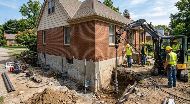 Foundation Stabilizing in Exeter, RI
