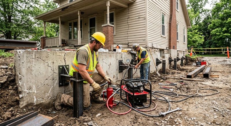 Foundation Stabilizing in Hope Valley, RI