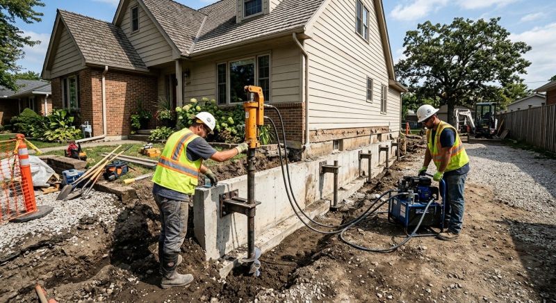 Foundation Stabilizing in Newport, RI