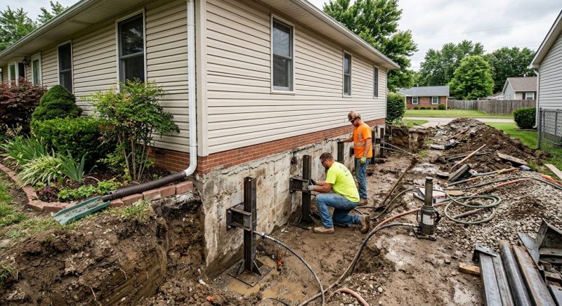 Foundation Stabilizing in Saunderstown, RI