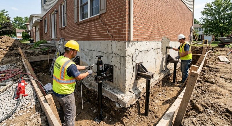 Foundation Structural Repair in West Kingston, RI