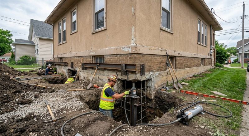 Foundation Underpinning in Newport, RI