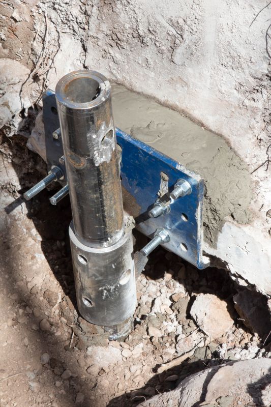Helical Piers Installation in Newport, RI