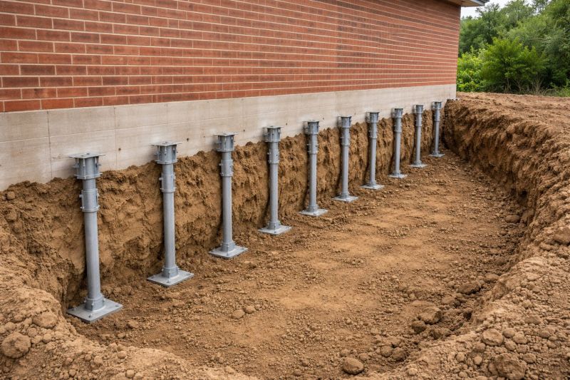 Helical Piers Installation in Newport, RI