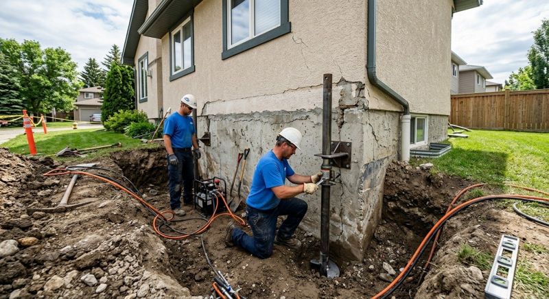 Helical Pile Installation in Newport, RI