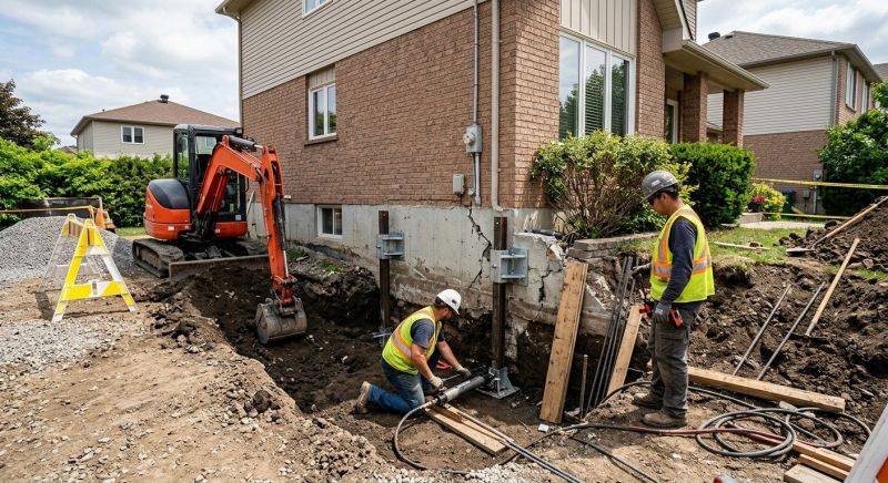 House Foundation Repair in Newport, RI