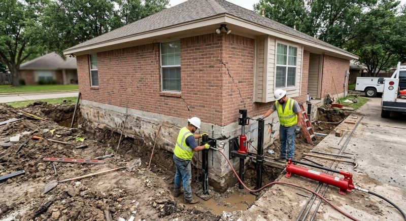 House Foundation Repair in Tiverton, RI