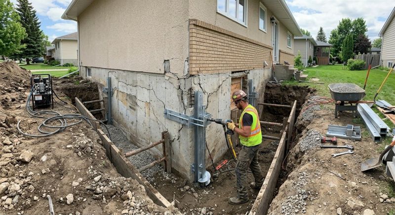 House Foundation Repair in Warren, RI