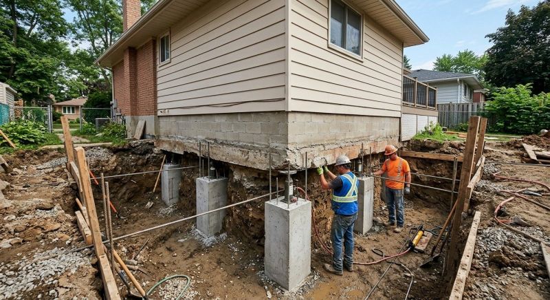 House Underpinning in Newport, RI