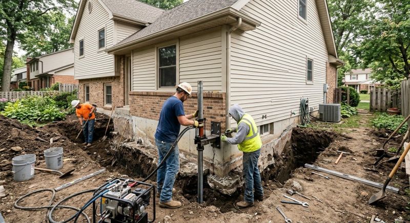 Residential Foundation Repair in Newport, RI